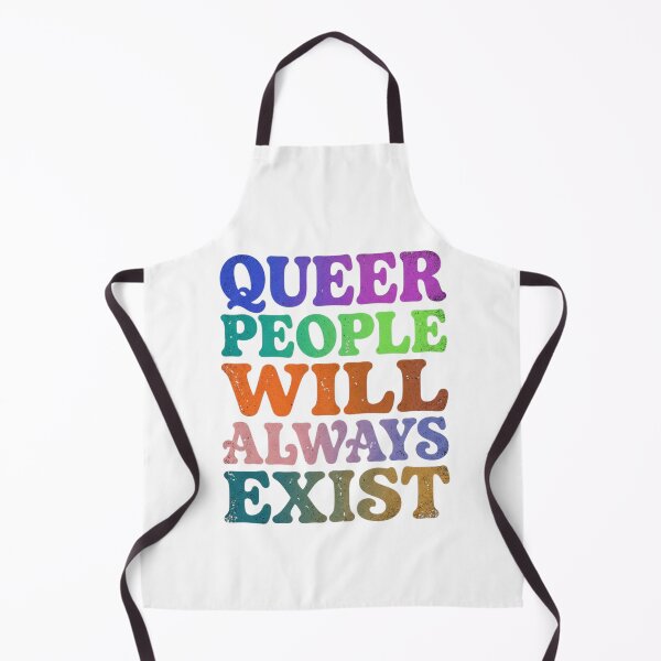 Item preview, Queer People Will Always Exist Retro Typography Pride Art Print and Inspirational LGBTQ designed and sold by raedattia.