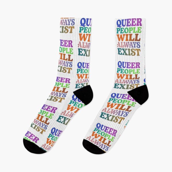 Item preview, Queer People Will Always Exist Retro Typography Pride Art Print and Inspirational LGBTQ designed and sold by raedattia.