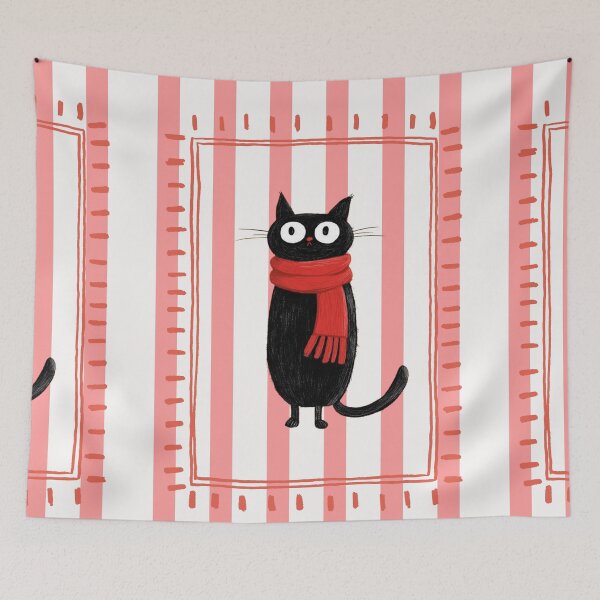 Item preview, Copy of Wild & Colorful cute cat  designed and sold by Rooted & Co.