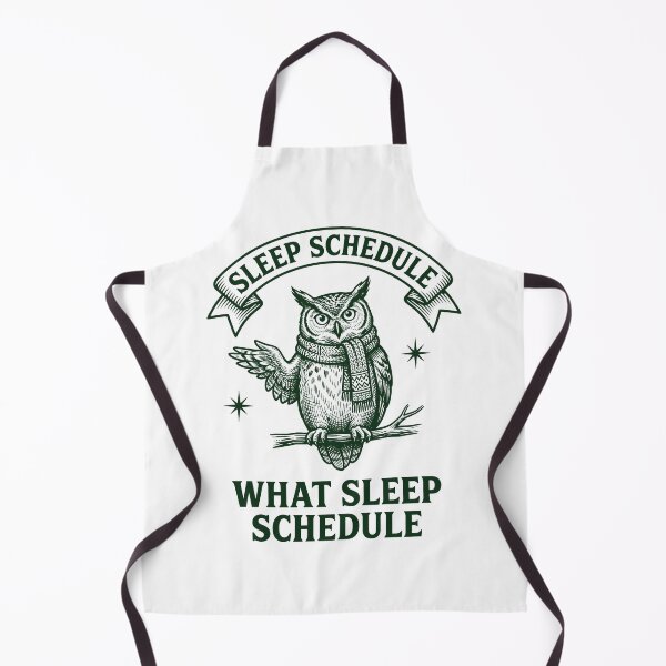 Item preview, Owl Vintage Engraving Sleep Schedule designed and sold by NullSpacePrints.