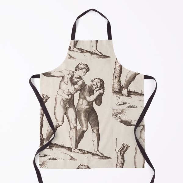 Item preview, Two Nude Male Figures Renaissance Study designed and sold by artofuniverse.