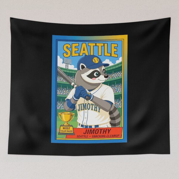 Item preview, Seattle Mariners - Jimothy - Snacking Cleanup - Most Stolen Snacks designed and sold by a2ungugu.