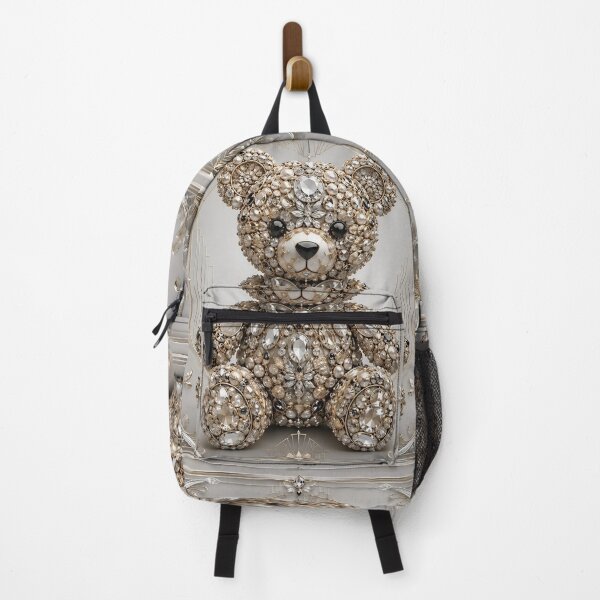 Item preview, Luxury Crystal Teddy Bear in Art Nouveau designed and sold by Adisak-designs.