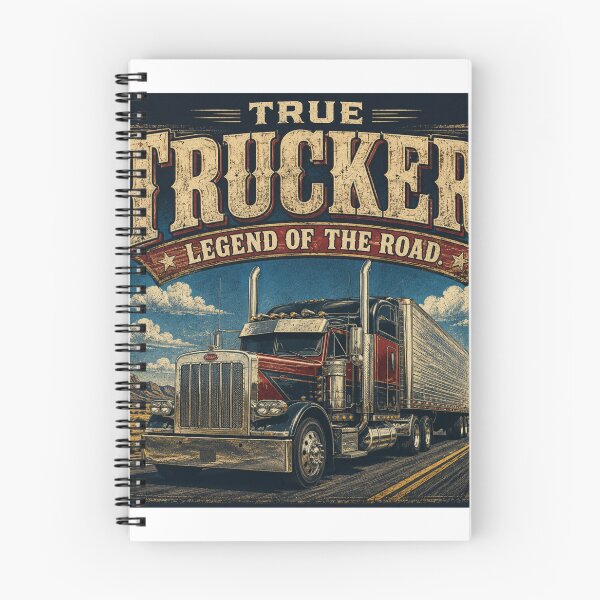 Item preview, True Trucker Legend of Road designed and sold by Haque Designs.