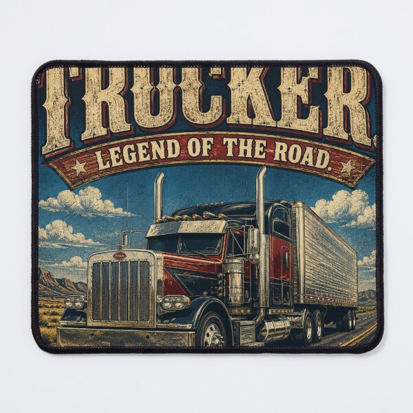 Item preview, True Trucker Legend of Road designed and sold by Haque Designs.