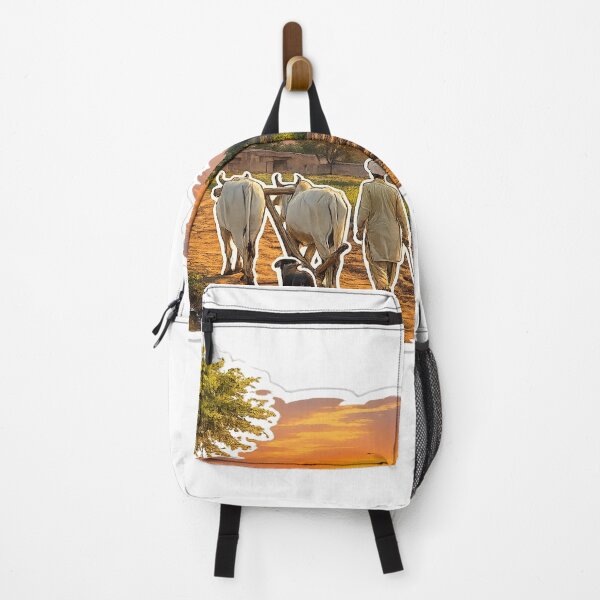 Item preview, Punjabi Farmer at Sunset – Rural Village Farming Sticker designed and sold by Arts121.