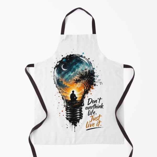 Item preview, Don’t Overthink Life Inspirational Art designed and sold by Amr Siam.