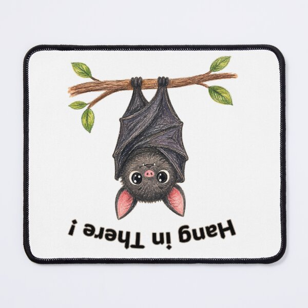 Item preview, Hang in There Cute Upside Down Bat designed and sold by Buli89.
