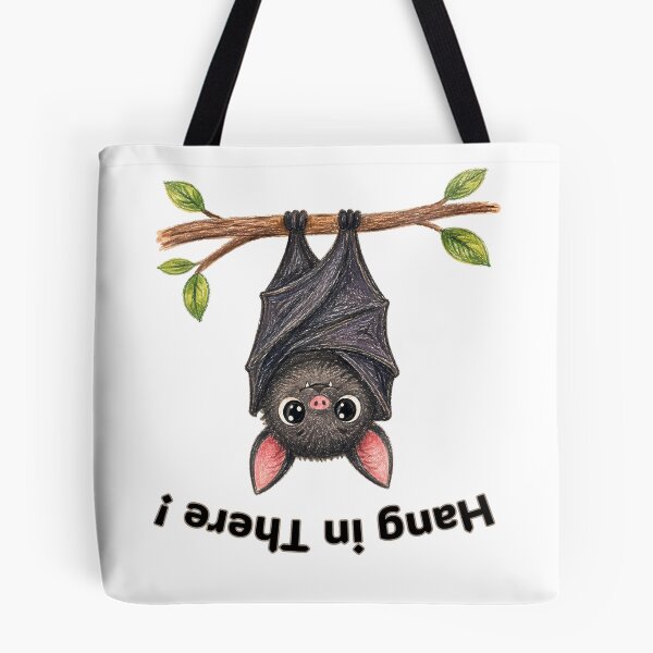 Item preview, Hang in There Cute Upside Down Bat designed and sold by Buli89.