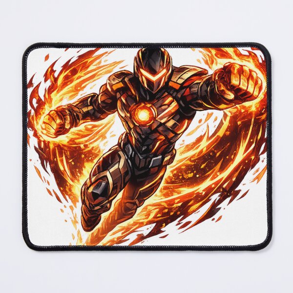 Item preview, Fire Energy Warrior Flaming Armor Action Hero designed and sold by irfanshikh.