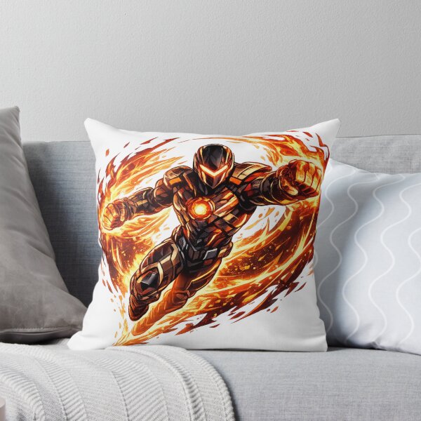 Item preview, Fire Energy Warrior Flaming Armor Action Hero designed and sold by irfanshikh.