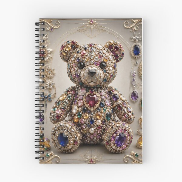Item preview, Luxury Jewelry​ Teddy Bear in Art Nouveau designed and sold by Adisak-designs.