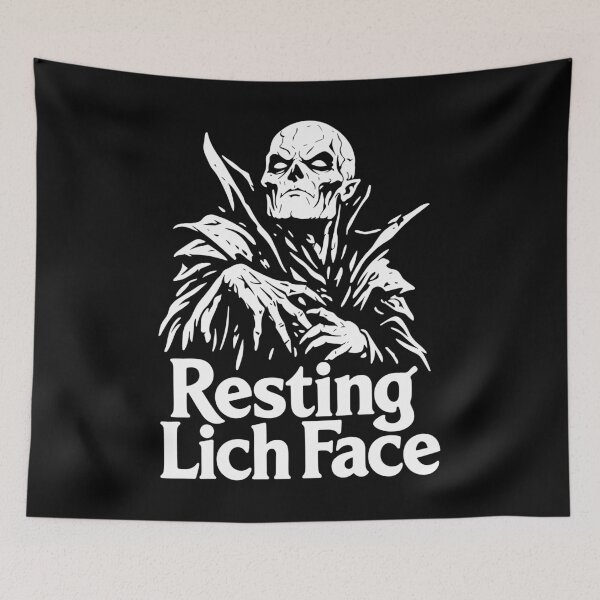 Item preview, Resting Lich Face designed and sold by a2ungugu.