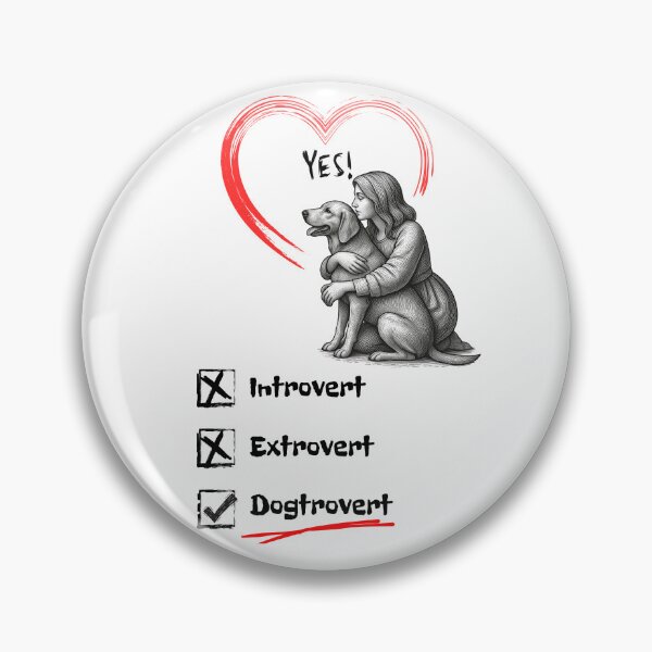 Item preview, Dogtrovert Checklist Funny Dog Love designed and sold by HappyDoodle11.