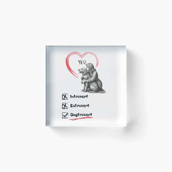 Item preview, Dogtrovert Checklist Funny Dog Love designed and sold by HappyDoodle11.