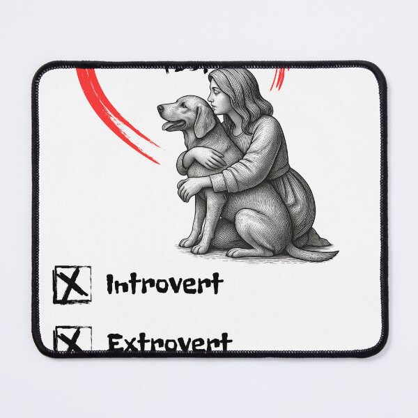 Item preview, Dogtrovert Checklist Funny Dog Love designed and sold by HappyDoodle11.