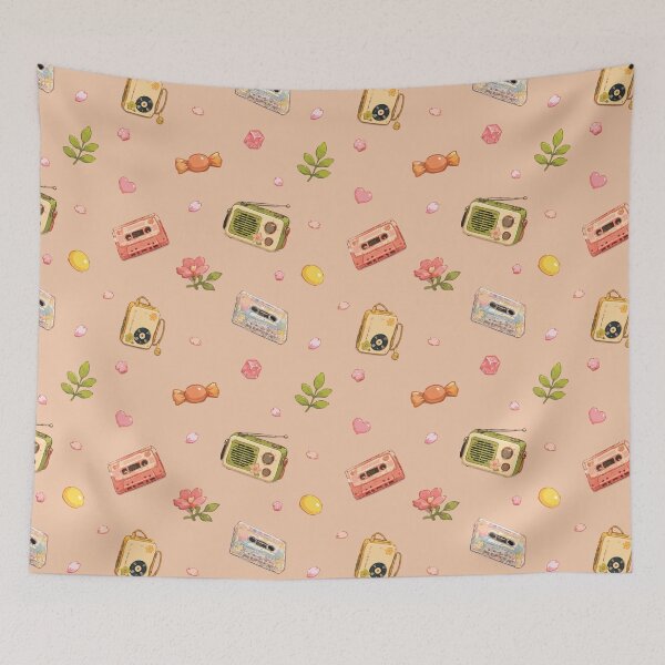 Item preview, Vintage Music Players and Retro Audio Gadgets Pattern 2 designed and sold by SimplePoDesign.