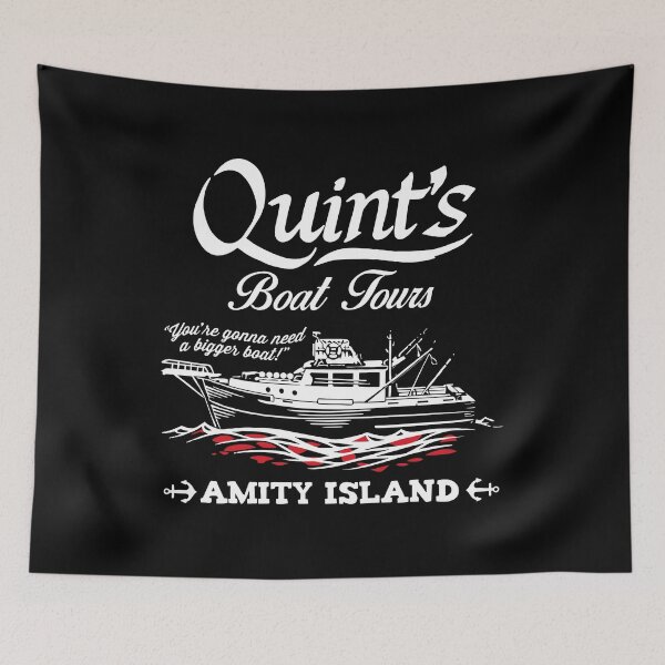 Item preview, Jaws - Quint's Boat Tours - You're Gonna Need a Bigger Boat!! - Amity Island - Quint - The Orca designed and sold by a2ungugu.