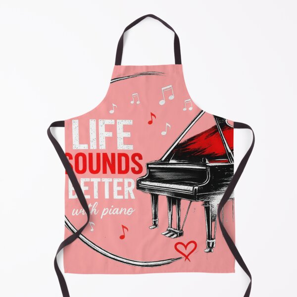 Item preview, Life Sounds Better With Piano - Piano Player Music Quote designed and sold by TheLegatoSTUDIO.