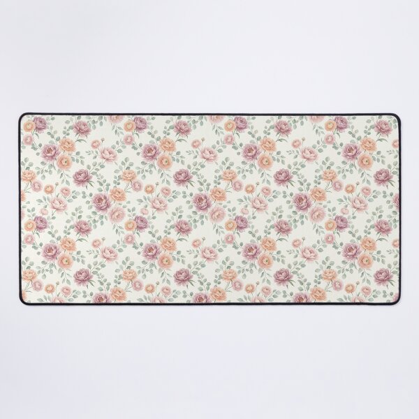 Item preview, Soft Pastel Watercolor Peony and Blush Floral Pattern designed and sold by Opal Aura .