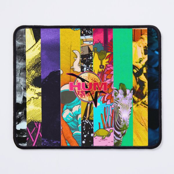 Item preview, Vibrant Hum Band Collage – 90s Space Rock designed and sold by Dollparts777.