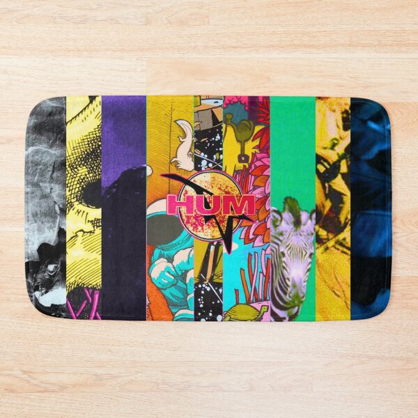 Item preview, Vibrant Hum Band Collage – 90s Space Rock designed and sold by Dollparts777.