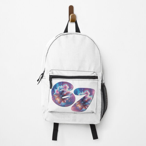 Item preview, Cosmic Number 67 Nebula Galaxy Art designed and sold by lenARTprints.