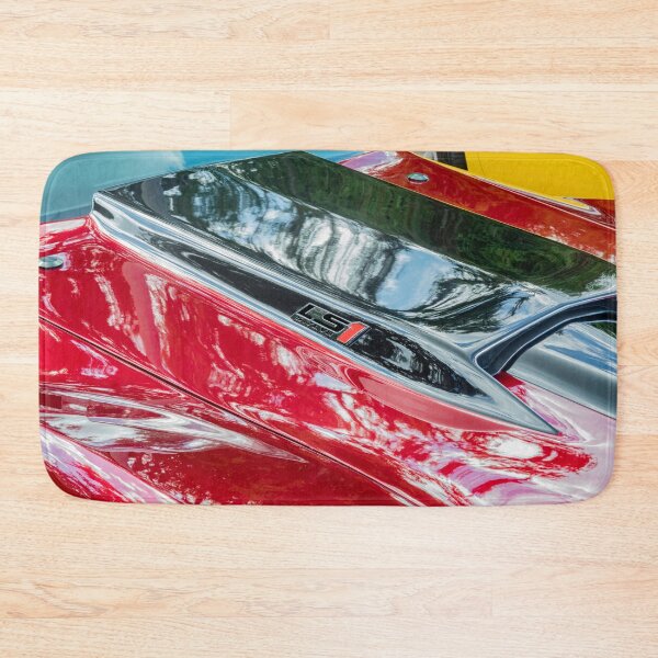 Item preview, 1969 Corvette Stingray Convertible Burgundy 427 Hood Car Poster designed and sold by RichFrancoCars.