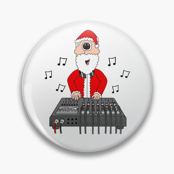 Item preview, Christmas Sound Engineer Santa Musician Funny designed and sold by doodlerob.