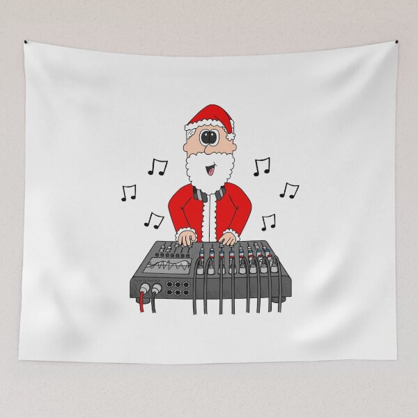 Item preview, Christmas Sound Engineer Santa Musician Funny designed and sold by doodlerob.