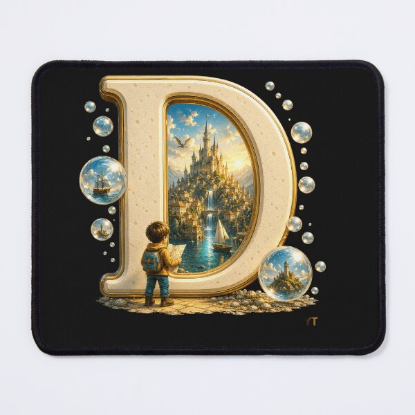 Item preview, Letter D Nursery Wall Art | Alphabet D Watercolor Illustration | Personalized Baby Room Decor | Kids Alphabet Print | ABC Learning Gift designed and sold by yochatees.
