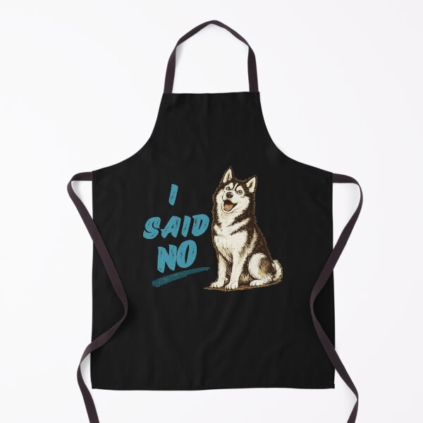 Item preview, Siberian Husky I Said No Funny Dog Shirt | Dramatic Husky Meme Design designed and sold by AdicretorDesign.