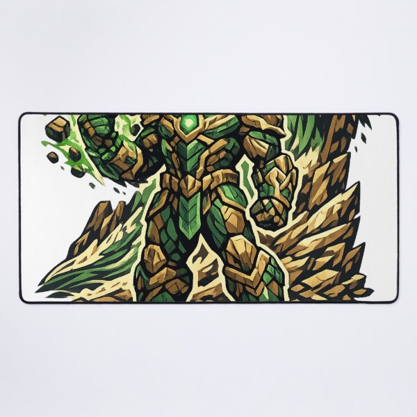 Item preview, Emerald Earth Warrior Green Armor Nature Energy Hero designed and sold by irfanshikh.
