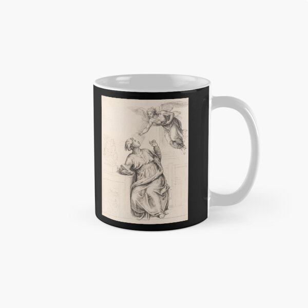Item preview, The Annunciation Angel and Virgin Mary designed and sold by artofuniverse.