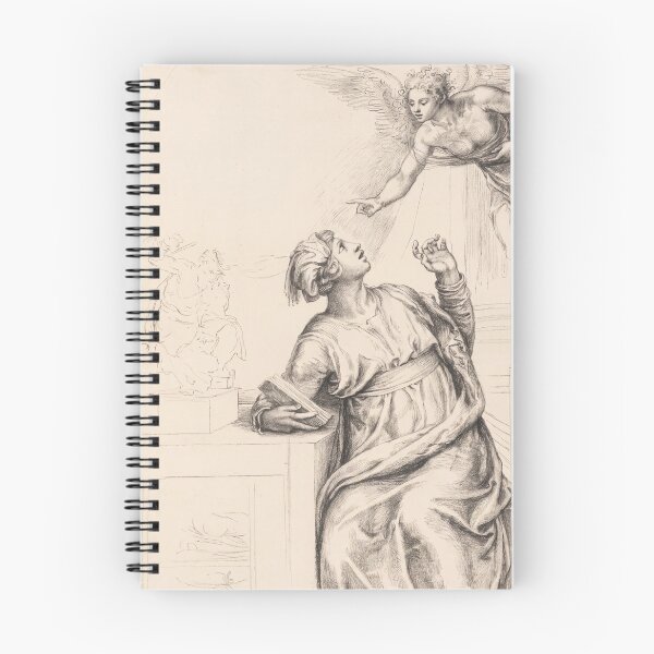 Item preview, The Annunciation Angel and Virgin Mary designed and sold by artofuniverse.