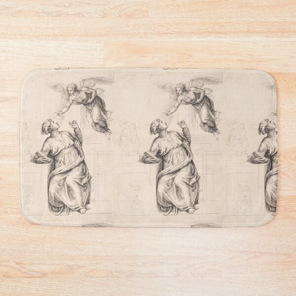 Item preview, The Annunciation Angel and Virgin Mary designed and sold by artofuniverse.
