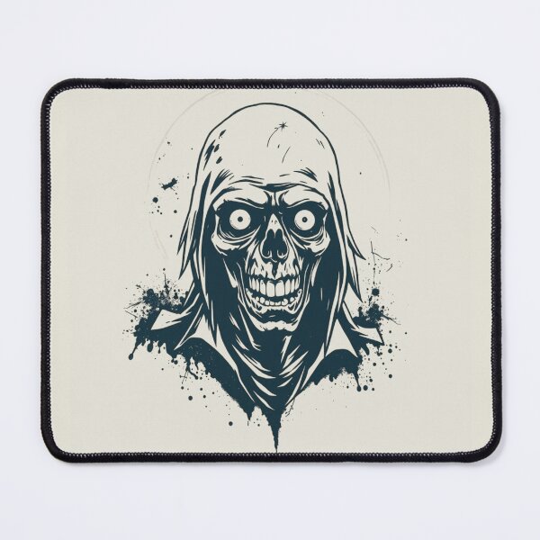 Item preview, Vintage Zombie Ghoul Skull Ink Art designed and sold by ERODED SELF.