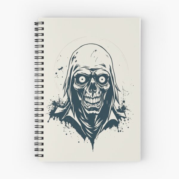 Item preview, Vintage Zombie Ghoul Skull Ink Art designed and sold by ERODED SELF.