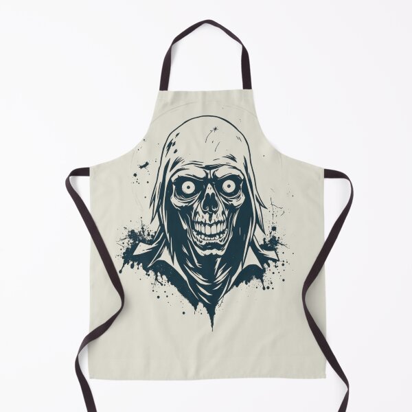 Item preview, Vintage Zombie Ghoul Skull Ink Art designed and sold by ERODED SELF.