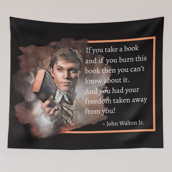 Item preview, John Boy Walton Freedom of Speech designed and sold by DNiceGirl.