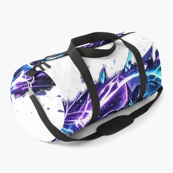 Item preview, Cosmic Rift Warrior Purple Blue Space Energy Hero designed and sold by irfanshikh.