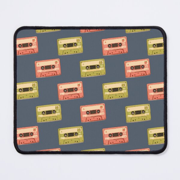 Item preview, Vintage Cassette Tape Pattern – Retro 80s 90s Music Aesthetic designed and sold by SimplePoDesign.