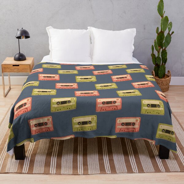 Item preview, Vintage Cassette Tape Pattern – Retro 80s 90s Music Aesthetic designed and sold by SimplePoDesign.
