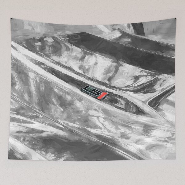 Item preview, 1969 Corvette Stingray Convertible Burgundy 427 Hood Car Poster designed and sold by RichFrancoCars.