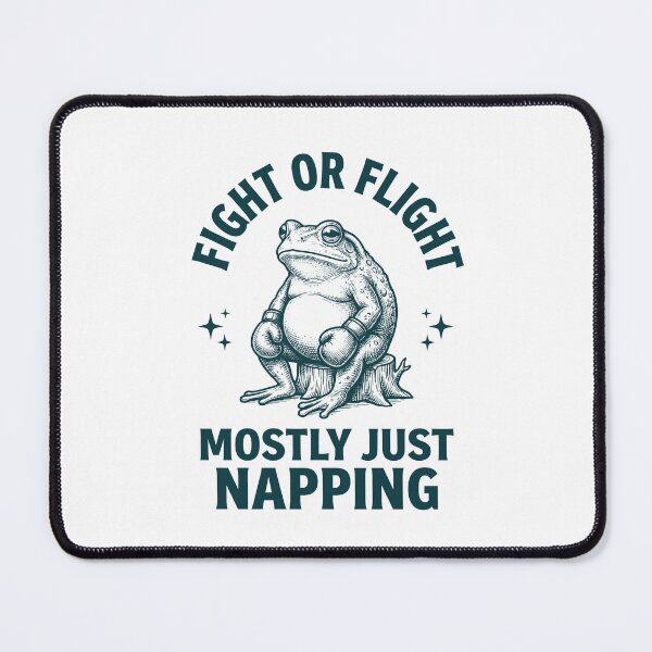 Item preview, Toad Boxing Vintage Engraving Napping designed and sold by NullSpacePrints.