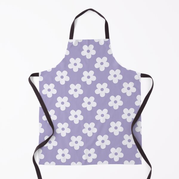 Item preview, Lavender Purple and White Retro Floral Pattern | Vintage Purple and White Flowers | Groovy Cottagecore Botanical Pattern | Preppy Magnolia and Wisteria Daisies Flowers Pattern designed and sold by VivaFy.