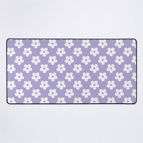 Item preview, Lavender Purple and White Retro Floral Pattern | Vintage Purple and White Flowers | Groovy Cottagecore Botanical Pattern | Preppy Magnolia and Wisteria Daisies Flowers Pattern designed and sold by VivaFy.