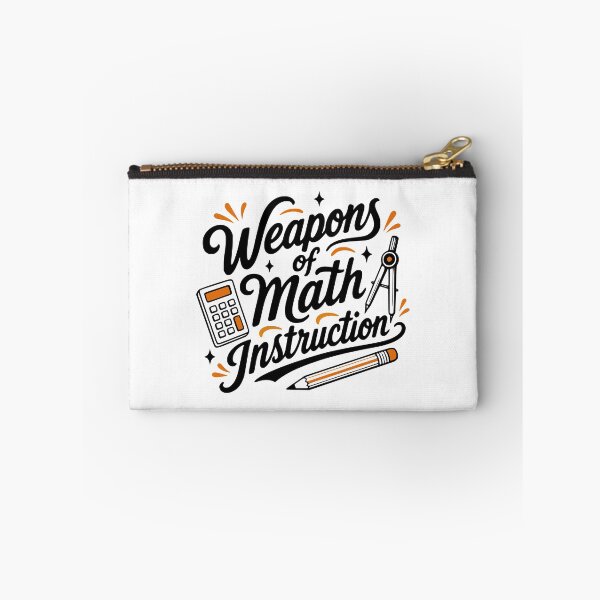 Item preview, Weapons of Math Instruction - Funny Teacher designed and sold by humnoo.