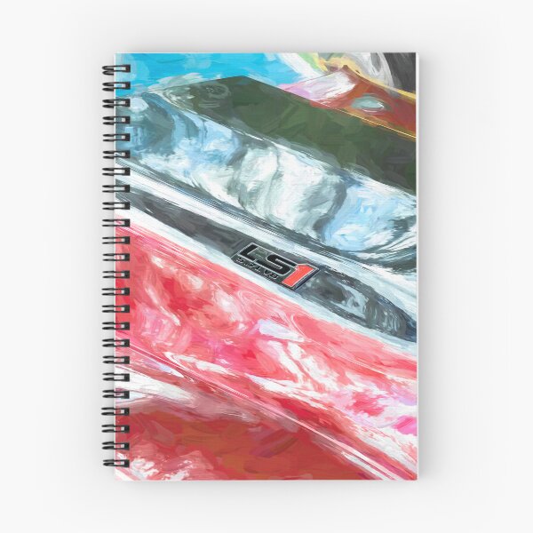Item preview, 1969 Corvette Stingray Convertible Burgundy 427 Hood Car Poster designed and sold by RichFrancoCars.