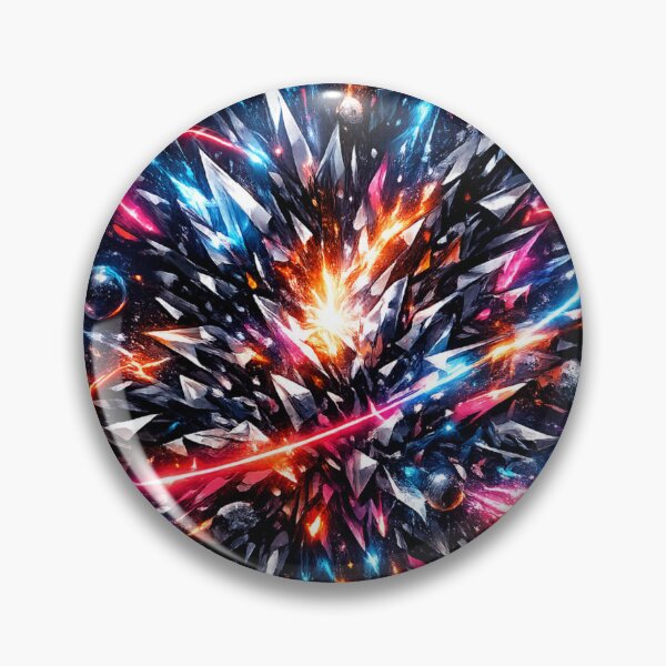 Artikelvorschau, Neon Impact – Futuristische kosmische Chaosexplosion entworfen und verkauft von moditeck.